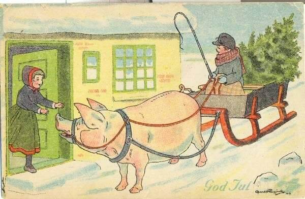 Swedish Card by Carl Rogind (1919)