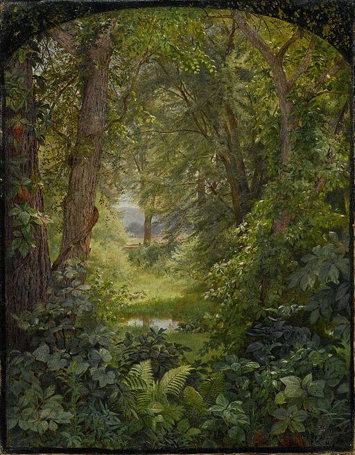 William Trost Richards, Woodland landscape, 1860