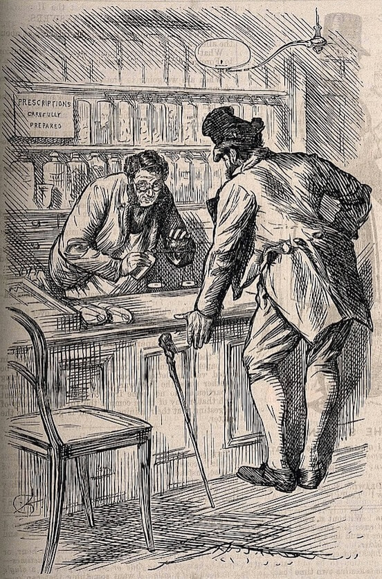 An illustration for the story The Love-Philtre of Ikey Schoenstein by the author O. Henry