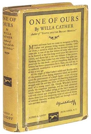 One of Ours by Willa Cather