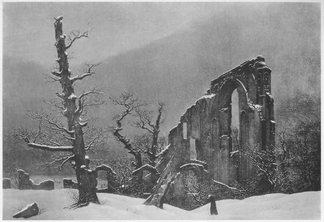 Winter Landscape with Ruins by Caspar David Friedrich