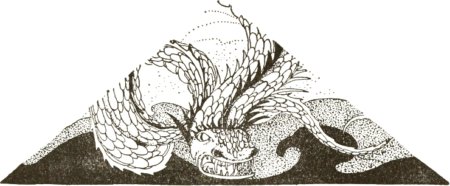 Decorative headpiece for The Dragons Teeth