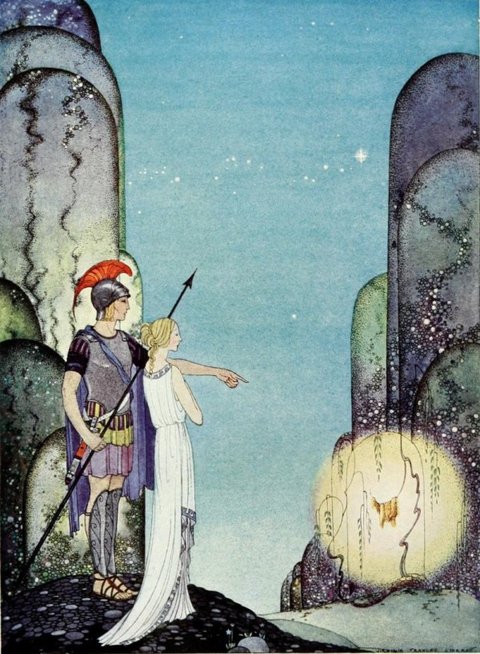 The Argo returns home with the Golden Fleece