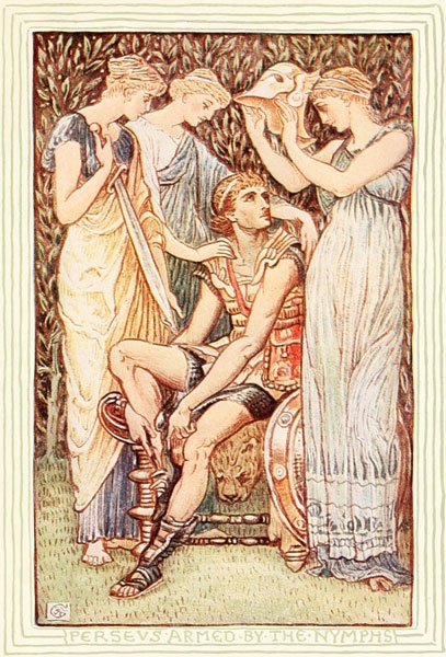 Perseus Armed by the Nymphs