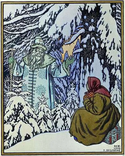 An illustration for Father Frost