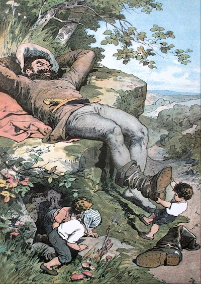 An illustration for Tom Thumb