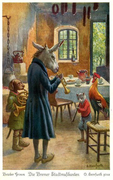 The Bremen Town Musicians by The Brothers Grimm