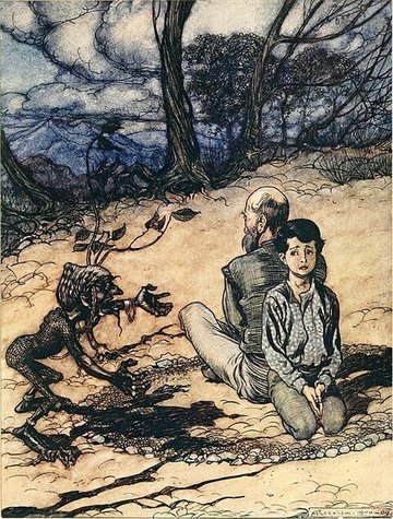 The King of the Golden Mountain by The Brothers Grimm