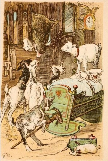 The Wolf and the Seven Little Kids by The Brothers Grimm