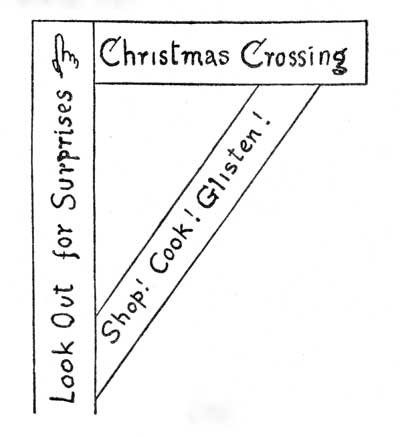 An illustration for Peace on Earth, Good-Will to Dogs by Eleanor Hallowell Abbott