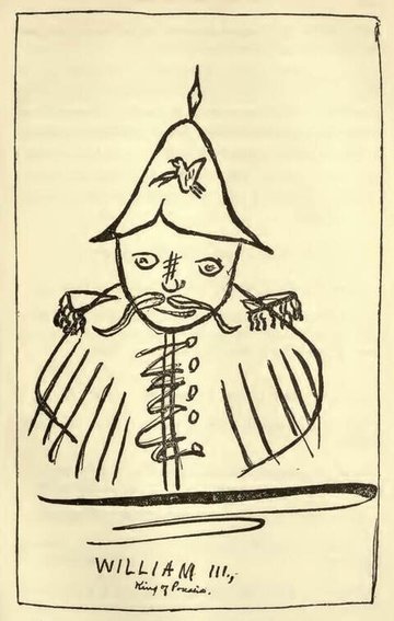 Portrait of King William III by Mark Twain