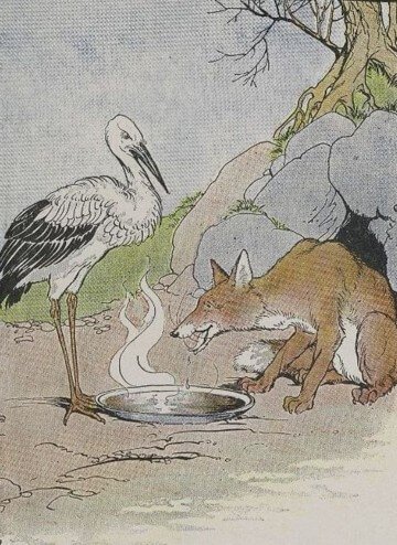 The Fox And The Stork by Aesop