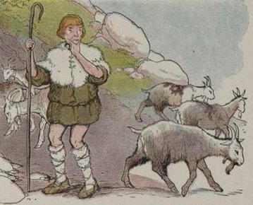 The Goatherd And The Wild Goats by Aesop