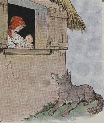 The Mother And The Wolf by Aesop