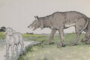 The Wolf And The Lamb by Aesop