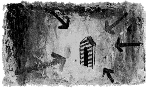 illustration for the science fiction short story Two Timer by Frederic Brown