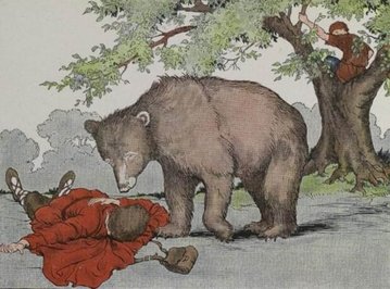 Two Travelers And A Bear by Aesop